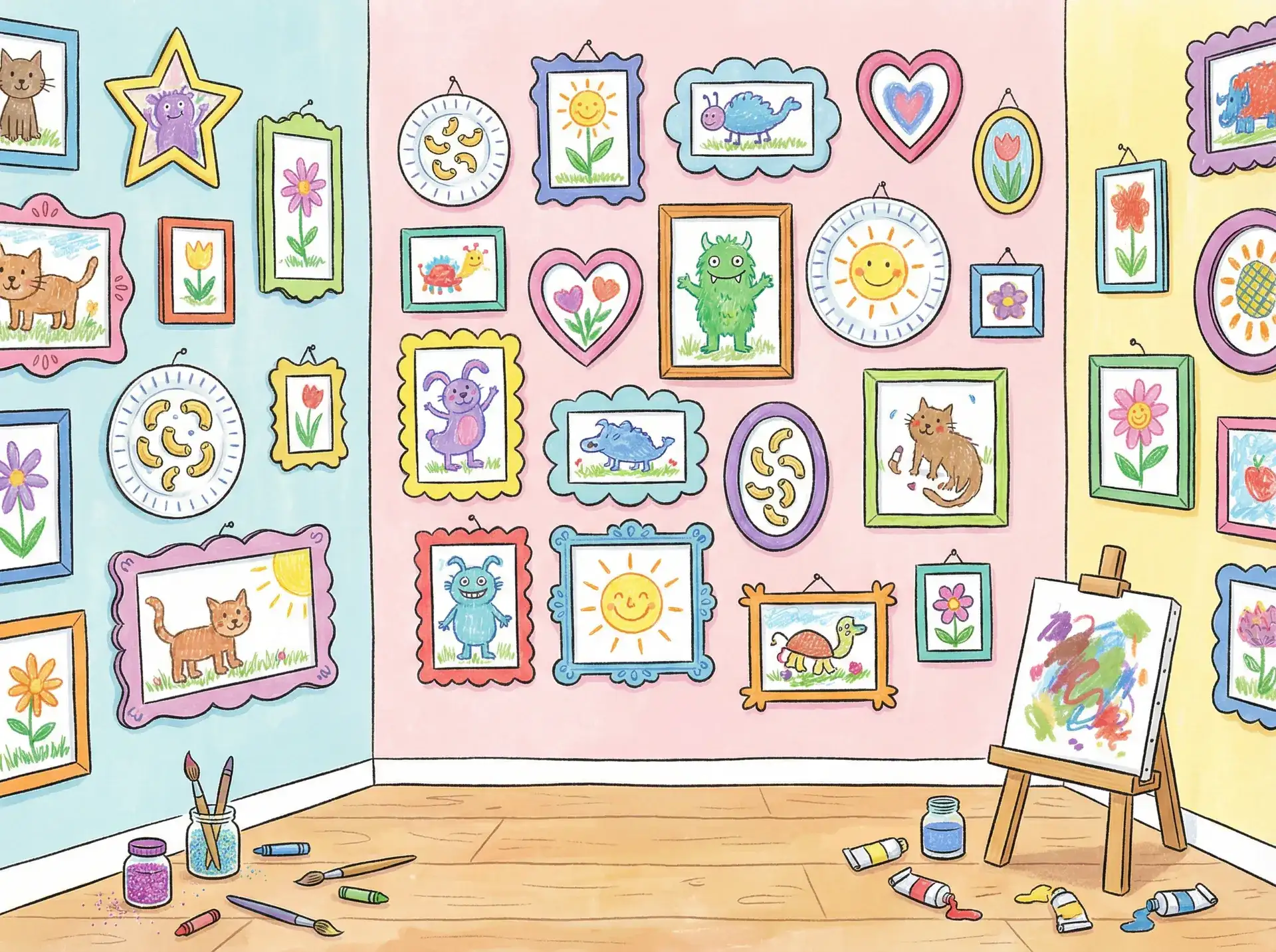 小朋友的彩色画作 - 沉香如屑免费观看策驰影院 创意展示